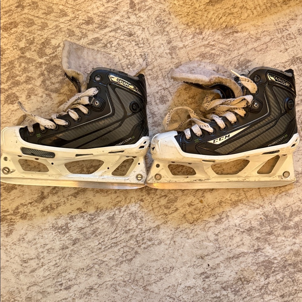 CCM Black and White Hockey Skates